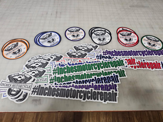 4x4 round sticker